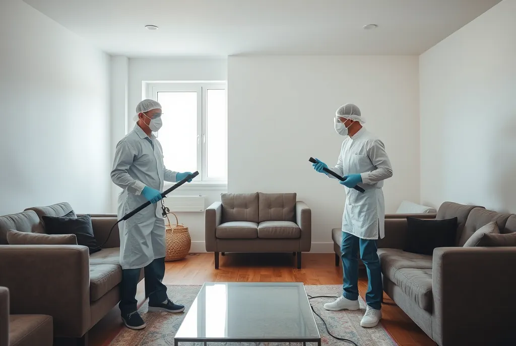 Limpieza por síndrome de Diógenes con la persona en la vivienda