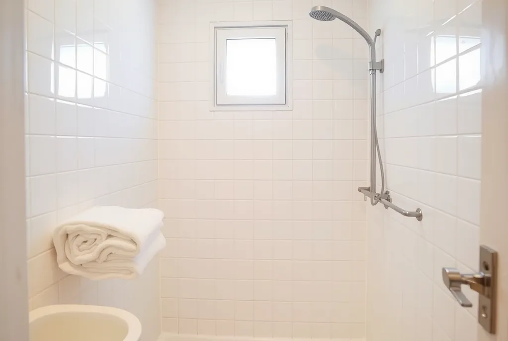 Baño desinfectado de una vivienda